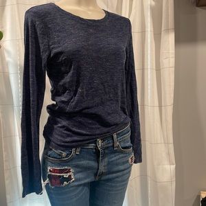 A New Day blue Heather long sleeve